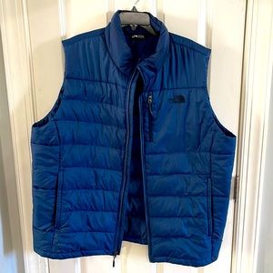 The North Face puff vest zip up